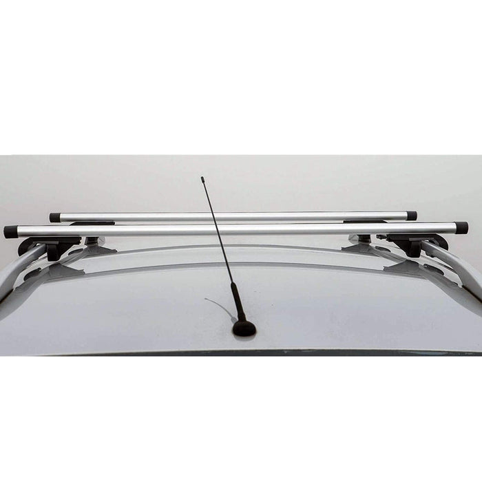 Summit Value Aluminium Roof Bars fits Fiat Stilo Multiwagon  2001-2010  Estate 5-dr with Railing images