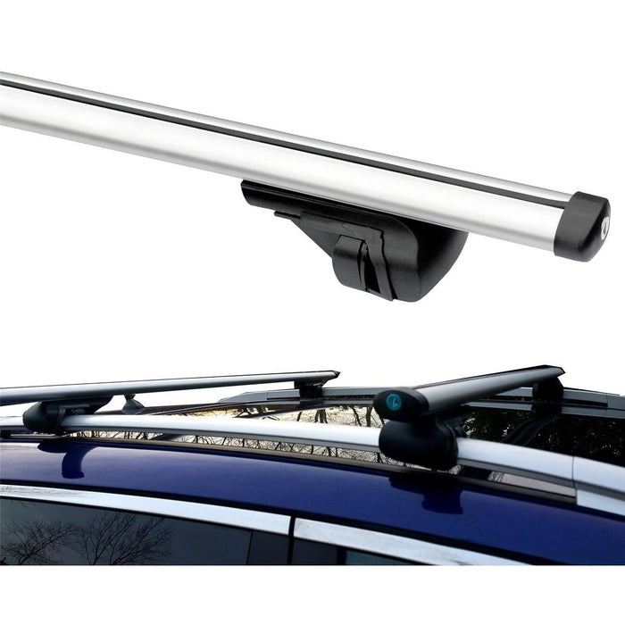 Summit Value Aluminium Roof Bars fits Subaru XV  2012-2017  Suv 5-dr with Railing images