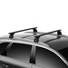 Thule WingBar Evo Roof Bars Black fits Mitsubishi L200 Triton Double Cab 2015-2025 4 doors with Raised Rails and flush rail foot Thule - Bars 4 Cars