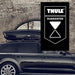 Thule SquareBar Evo Roof Bars Black fits Porsche Taycan Cross Turismo 2020- 5 doors with Raised Rails Thule - Bars 4 Cars