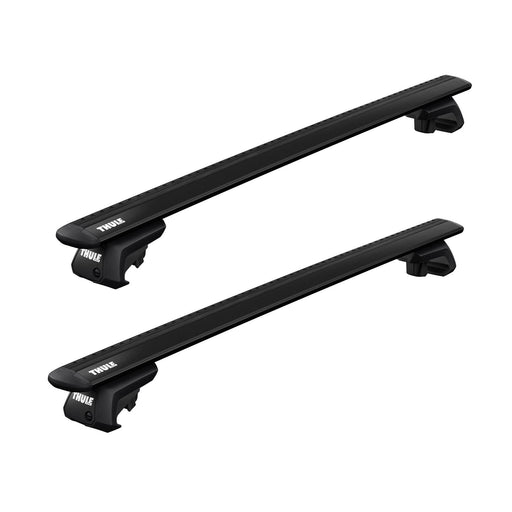 Thule WingBar Evo Roof Bars Black fits Volkswagen Caddy Cargo 2021- 5 doors with Raised Rails Thule - Bars 4 Cars