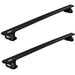 Thule WingBar Evo Roof Bars Black fits Land Rover Discovery 2004-2009 5 doors with T-Profile Thule - Bars 4 Cars