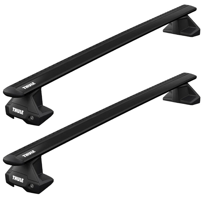 Thule WingBar Evo Roof Bars Black fits BMW X1 2023- 5 doors with Flush Rails Thule - Bars 4 Cars