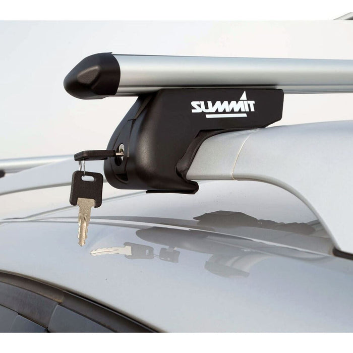 Summit Premium Aluminium Roof Bars fits Fiat Doblo  2000-2010  Van 5-dr with Railing Summit - Bars 4 Cars