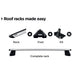 Thule ProBar Evo Roof Bars Aluminum fits MG GS 2015- 5 doors with Raised Rails Thule - Bars 4 Cars