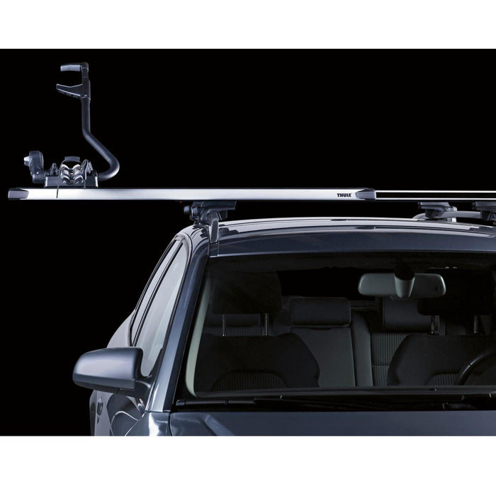Thule SlideBar Evo Roof Bars Aluminum fits Hyundai Sonata 2015-2020 4 doors with Normal Roof image 5