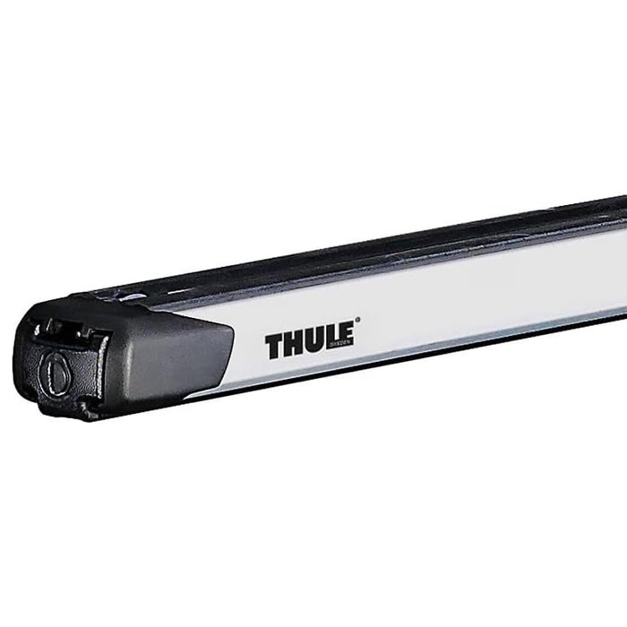 Thule SlideBar Evo Roof Bars Aluminum fits Mitsubishi Libero Estate 1999-2005 5-dr with Raised Rails image 9
