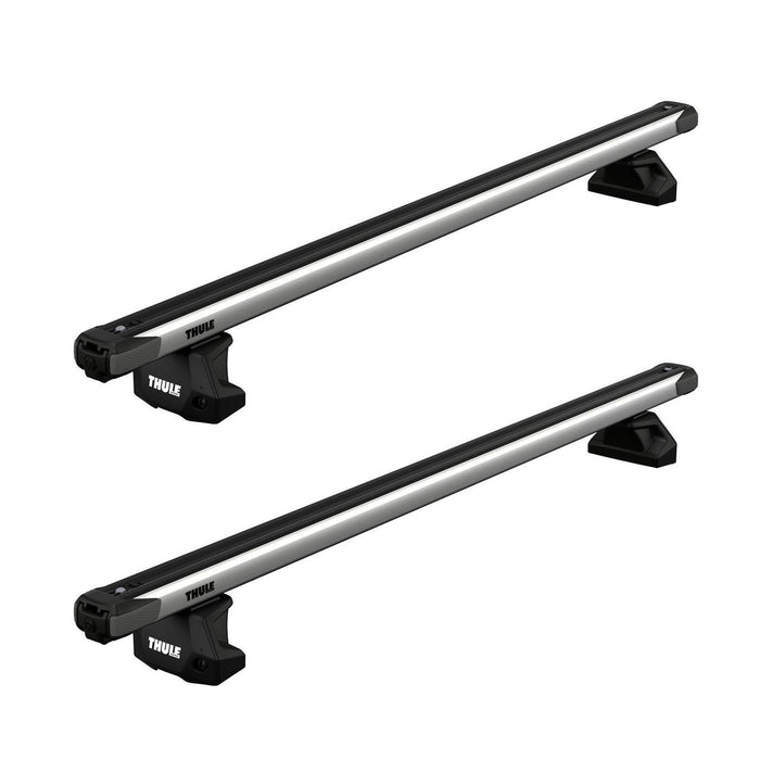 Thule SlideBar Evo Roof Bars Aluminum fits Ford Focus Estate 2004-2007 5-dr with T-Profile image 1