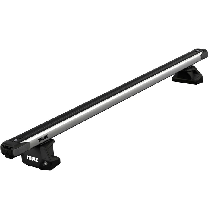 Thule SlideBar Evo Roof Bars Aluminum fits Renault Clio Hatchback 2005-2014 5-dr with fixed points and flush rail foot image 2
