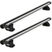 Thule SlideBar Evo Roof Bars Aluminum fits Opel Zafira MPV 2005-2006 5-dr with Flush Rails image 1