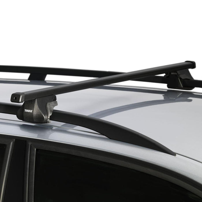 Thule SmartRack XT Roof Bars Black fits Hyundai iLoad 2008- 5 doors with Raised Rails image 4