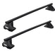 Thule SquareBar Evo Roof Bars Black fits Peugeot 208 2020- 5 doors with Normal Roof image 1