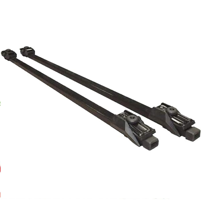 Summit Value Steel Roof Bars fits Kia Pride  1997-2001  Hatchback 3-dr with Railing image 5