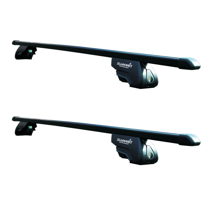 Summit Premium Steel Roof Bars fits Kia Soul  2008-2013  Hatchback 5-dr with Railing Summit - Bars 4 Cars