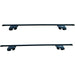 Summit Premium Steel Roof Bars fits Volkswagen Polo Fun MK4/ 9N 2003-2005  Hatchback 5-dr with Railing image 3