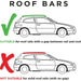 Summit Premium Steel Roof Bars fits Mitsubishi Pajero Pinin  1999-2007  Suv 5-dr with Railing Summit - Bars 4 Cars