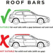 Summit Premium Steel Roof Bars fits Renault Espace MK2 1991-1997  Mpv 5-dr with Railing image 7