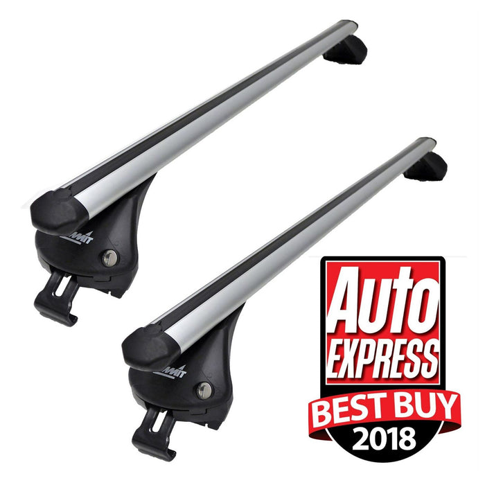 Summit Premium Aluminium Roof Bars fits Fiat Panda  2012-2024  Hatchback 5-dr with Flush Rails Summit - Bars 4 Cars