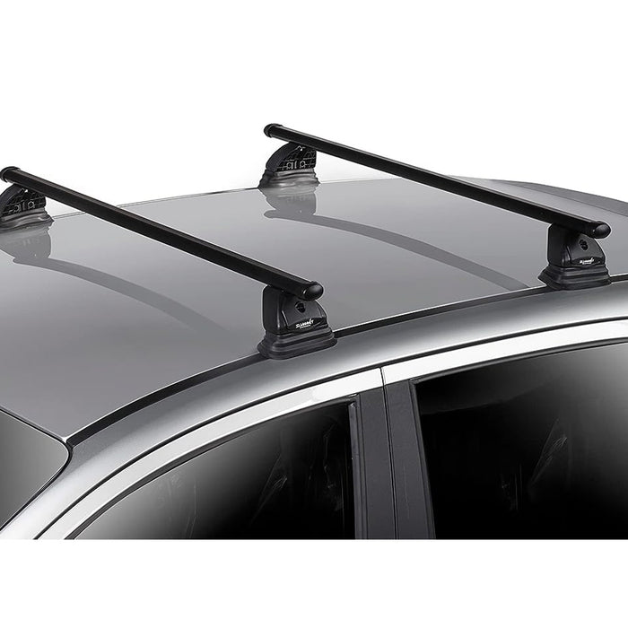 Summit Premium Steel Roof Bars fits Mitsubishi L200 2016 2024 Double Cab 4 dr with Fix Point