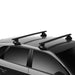 Thule WingBar Evo Roof Bars Black fits Seat León 2005-2012 5 doors with Normal Roof image 3