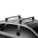 Thule WingBar Evo Roof Bars Black fits Ford Fiesta Active 2018- 5 doors with Flush Rails image 2