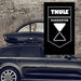 Thule SquareBar Evo Roof Bars Black fits Honda Civic Sedan 2012-2015 4-dr with Normal Roof image 11