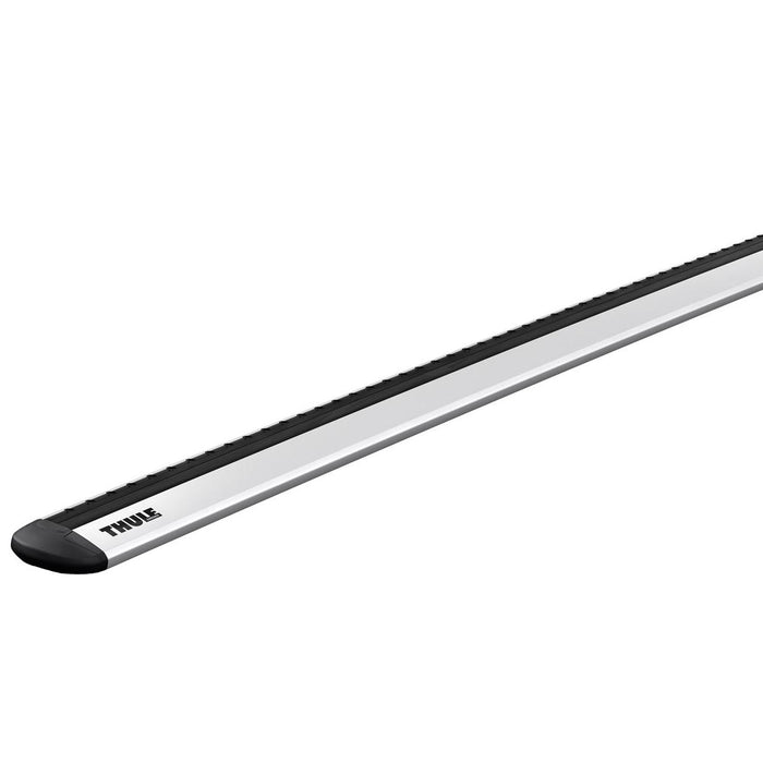 Thule WingBar Evo Roof Bars Aluminum fits Dacia Sandero Hatchback 2008-2012 5-dr with fixed points and flush rail foot image 2