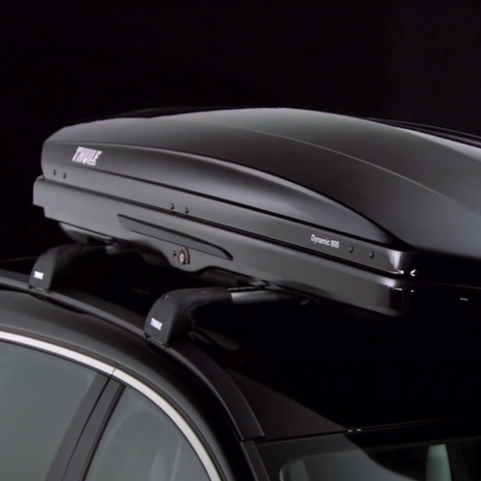 Thule WingBar Edge Roof Bars Black fits Seat Mii 2012- 5 doors with Normal Roof Thule - Bars 4 Cars