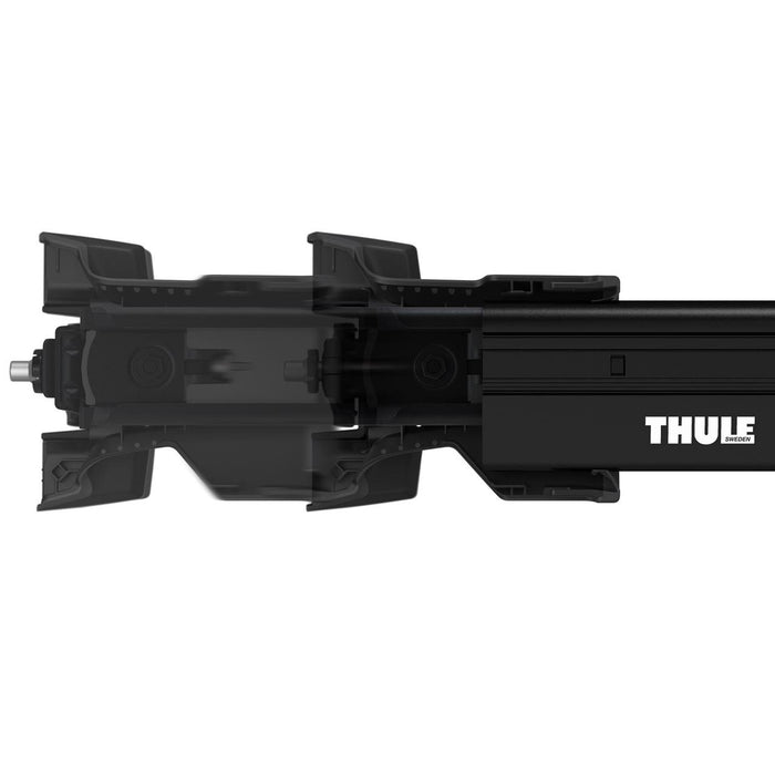 Thule WingBar Edge Roof Bars Black fits Seat Exeo Estate 2009-2013 5-dr with Raised Rails image 3