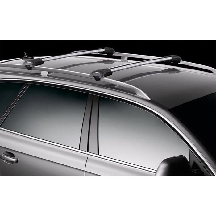 Thule WingBar Edge Roof Bars Aluminum fits Toyota RAV 4 V SUV 2005-2012 5-dr with Raised Rails image 8