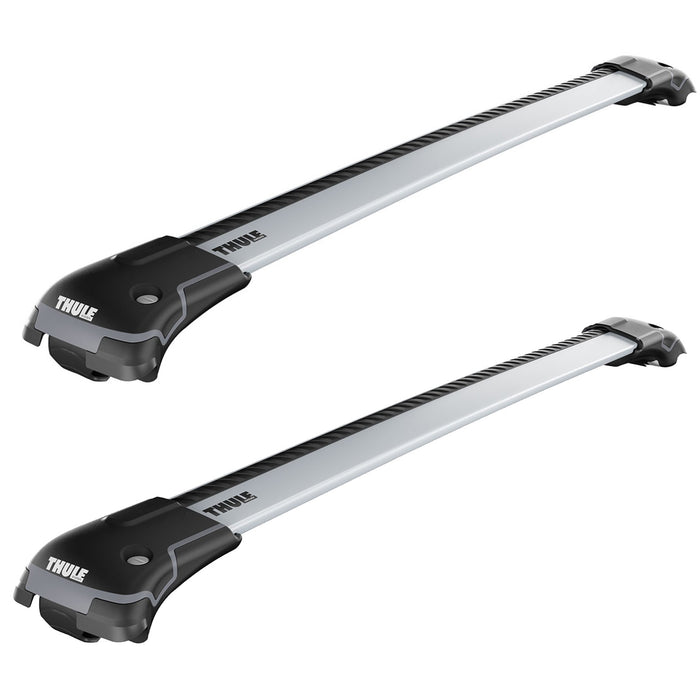 Thule WingBar Edge Roof Bars Aluminum fits Volkswagen Golf SportWagen Estate 2013-2020 5-dr with Raised Rails Thule - Bars 4 Cars