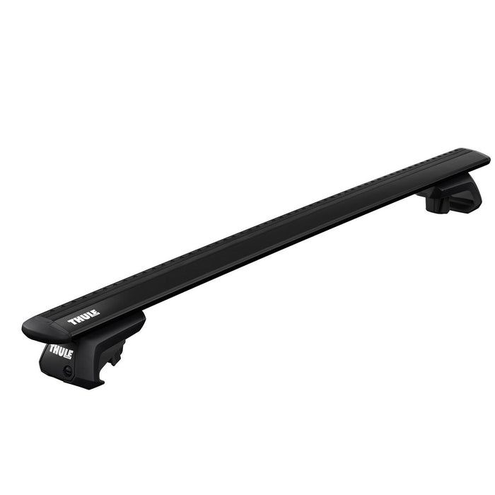 Thule WingBar Evo Roof Bars Black fits BMW 3 Series Touring Estate 2000-2001 5-dr with Raised Rails image 3