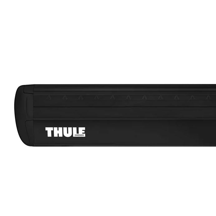 Thule WingBar Evo Roof Bars Black fits Tata Xenon Double Cab 2009- 4-dr with Raised Rails image 8