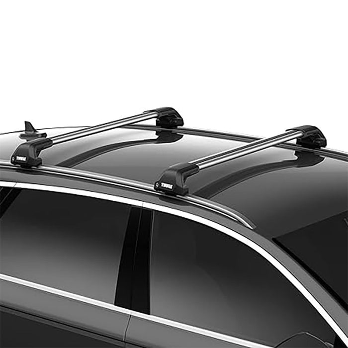 Thule WingBar Edge Roof Bars Aluminum fits Opel Astra Sports Tourer Estate 2010-2015 5-dr with Flush Rails Thule - Bars 4 Cars