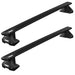 Thule WingBar Evo Roof Bars Black fits Audi Q3 SUV 2015-2018 5-dr with Flush Rails image 1